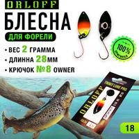 Блесна форелевая №18