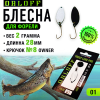 Блесна форелевая №1