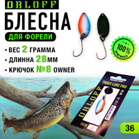 Блесна форелевая №36